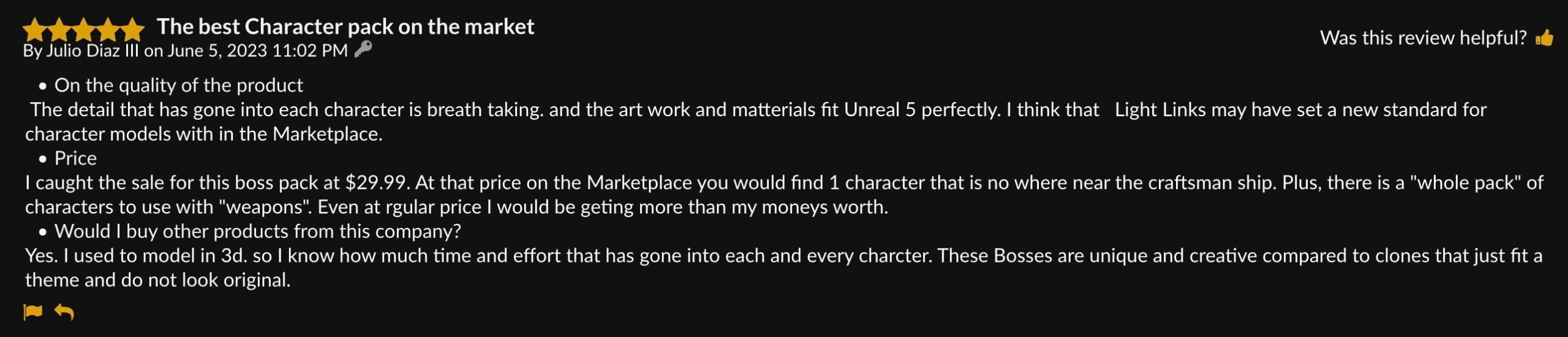 Unreal Marketplace Review - 2