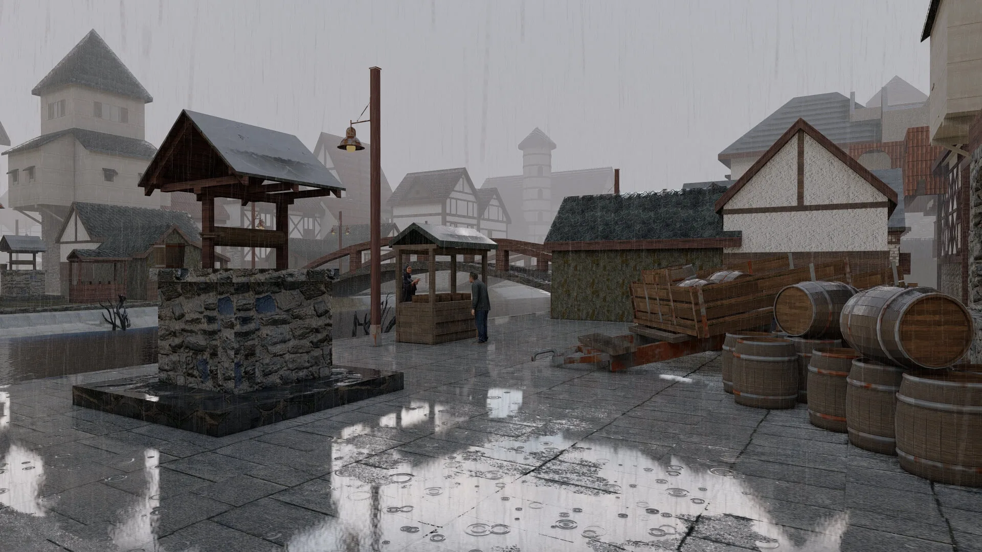 Medieval Town Environment - 1