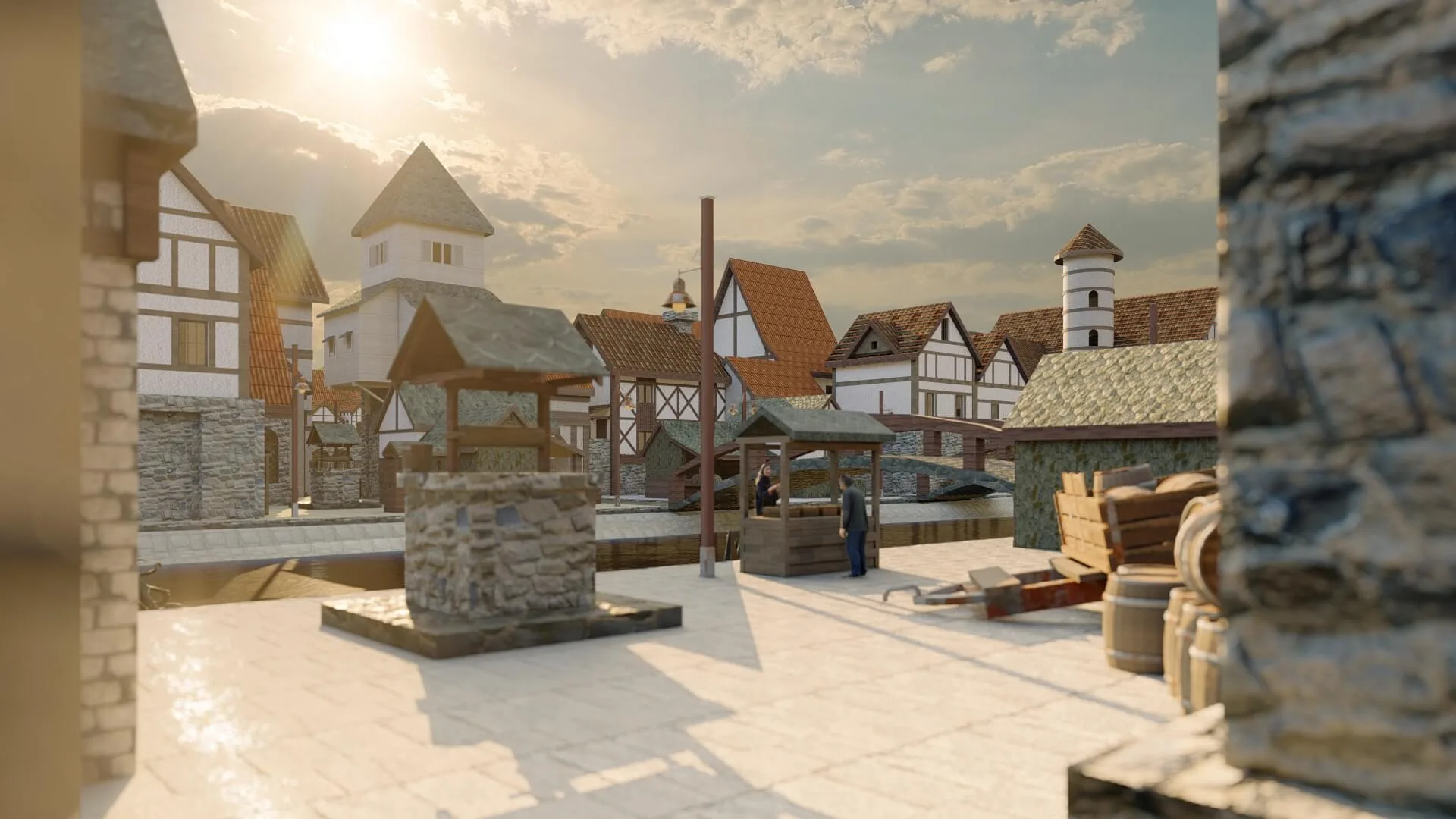 Medieval Town Environment - 10