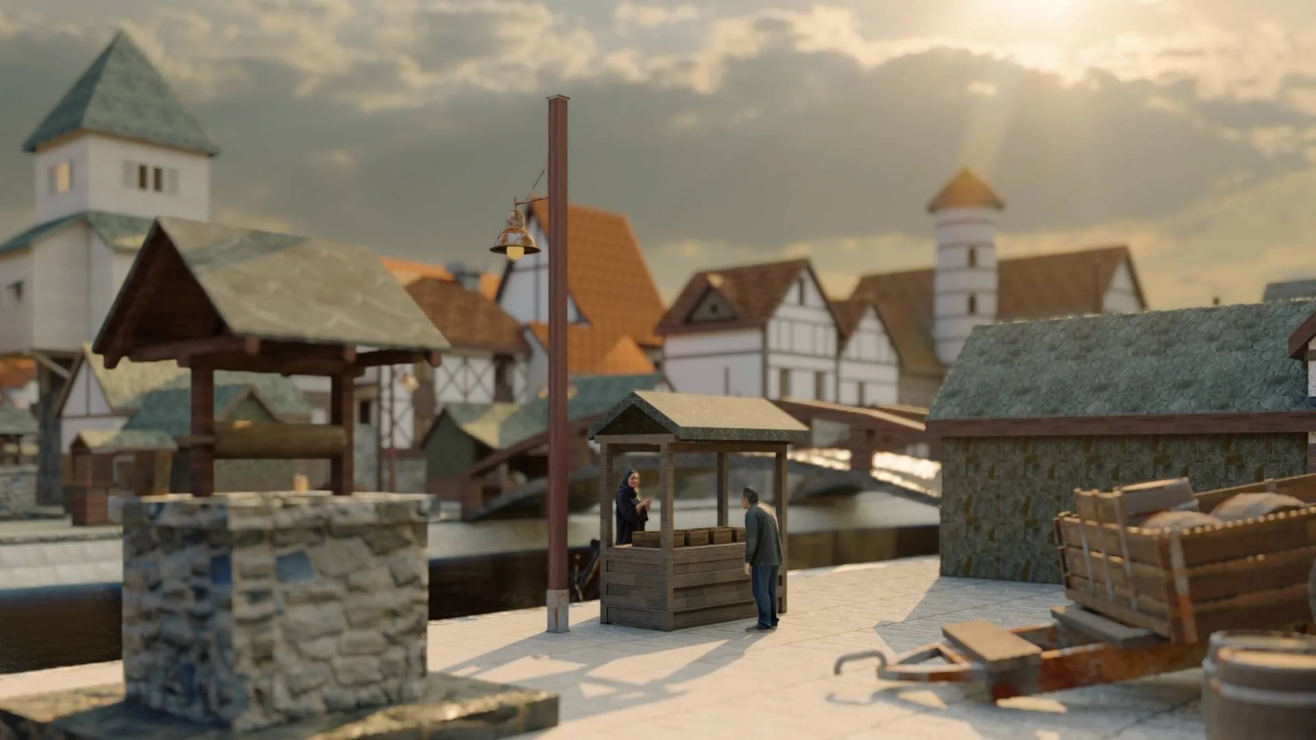 Medieval Town Environment - 11