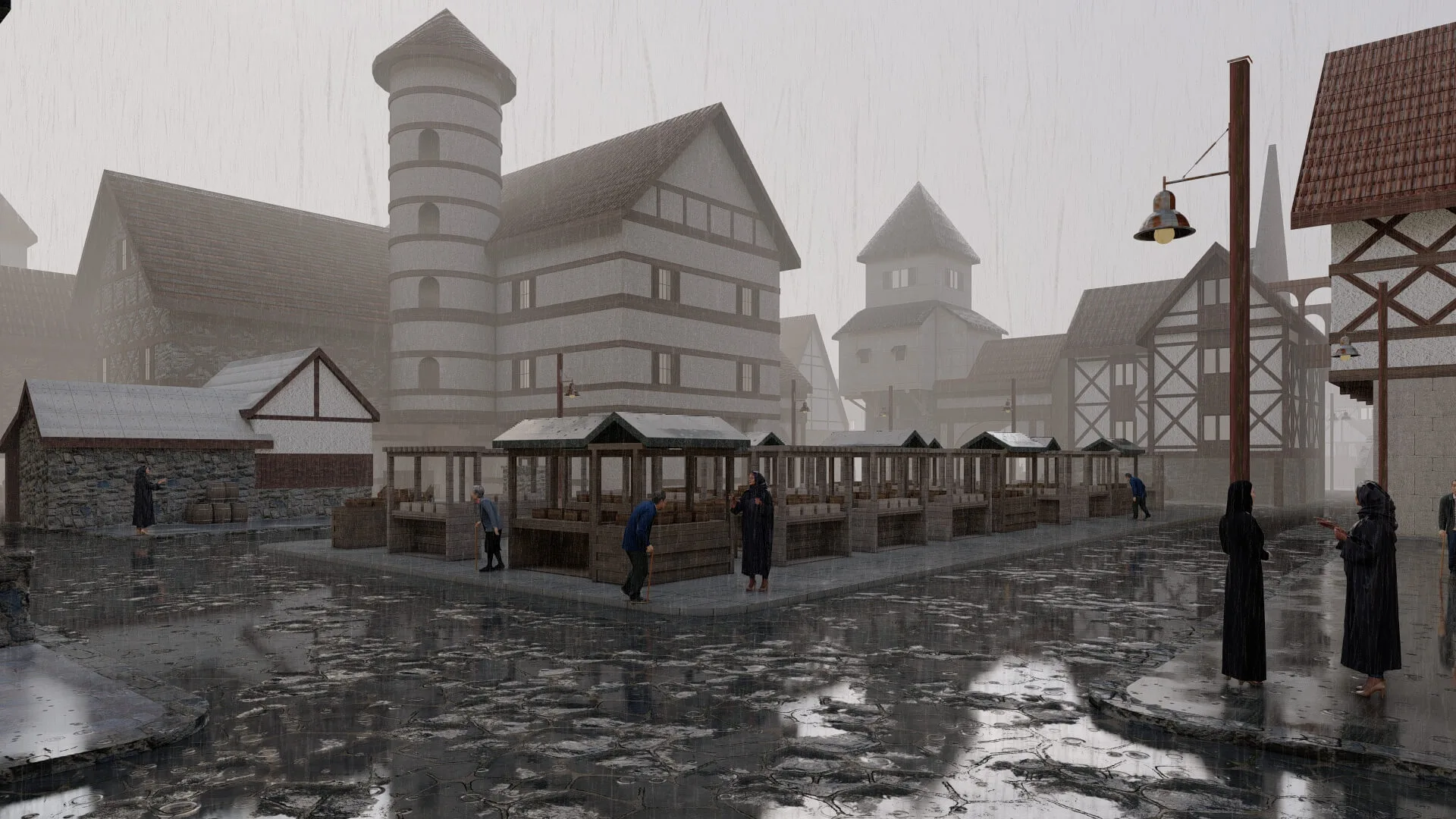 Medieval Town Environment - 2