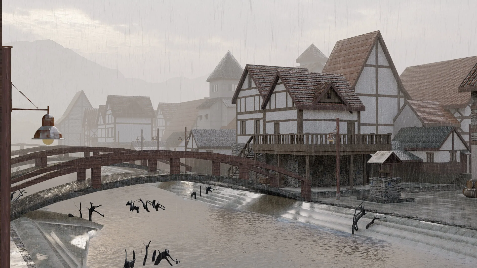 Medieval Town Environment - 3