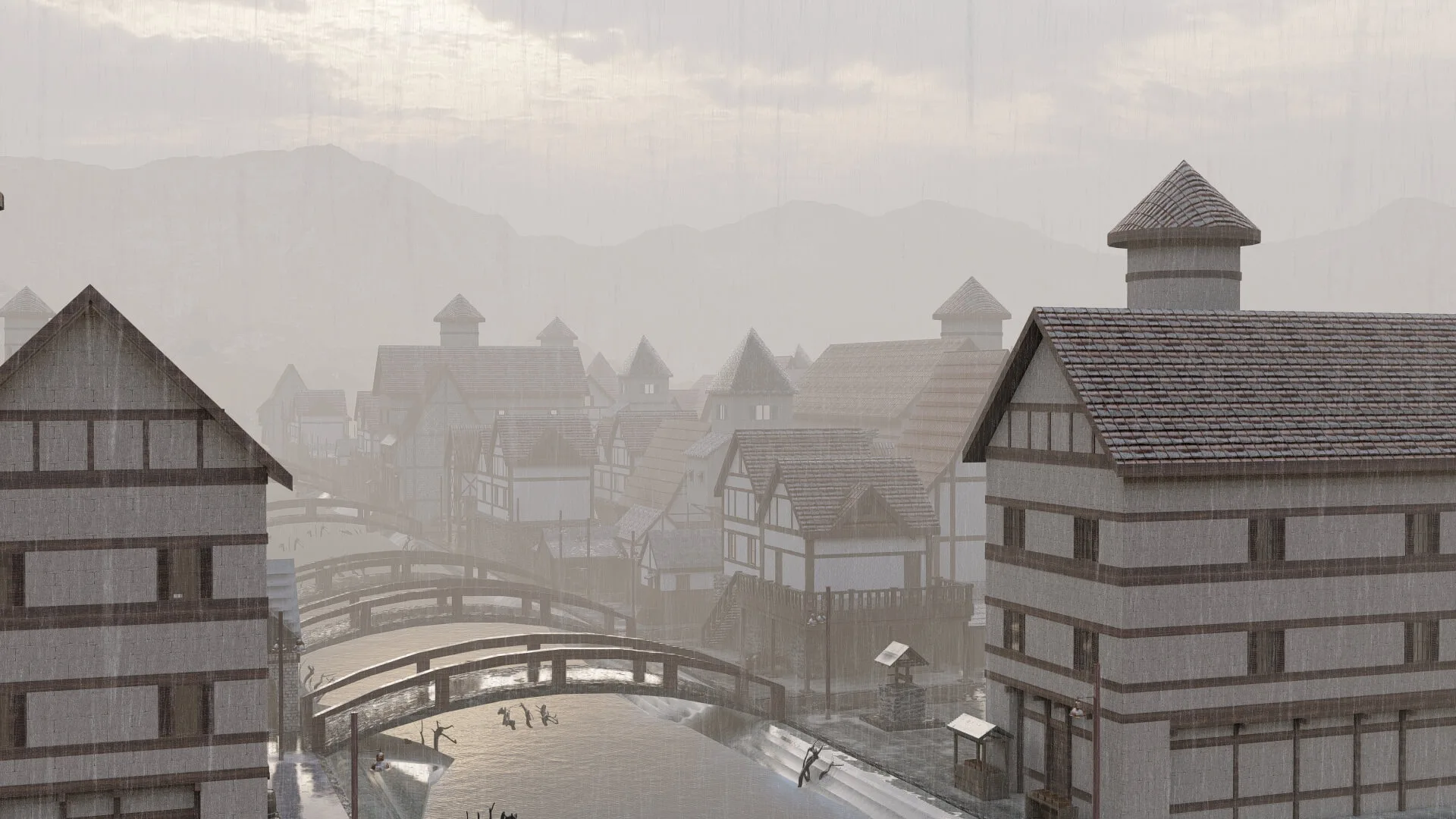 Medieval Town Environment - 4