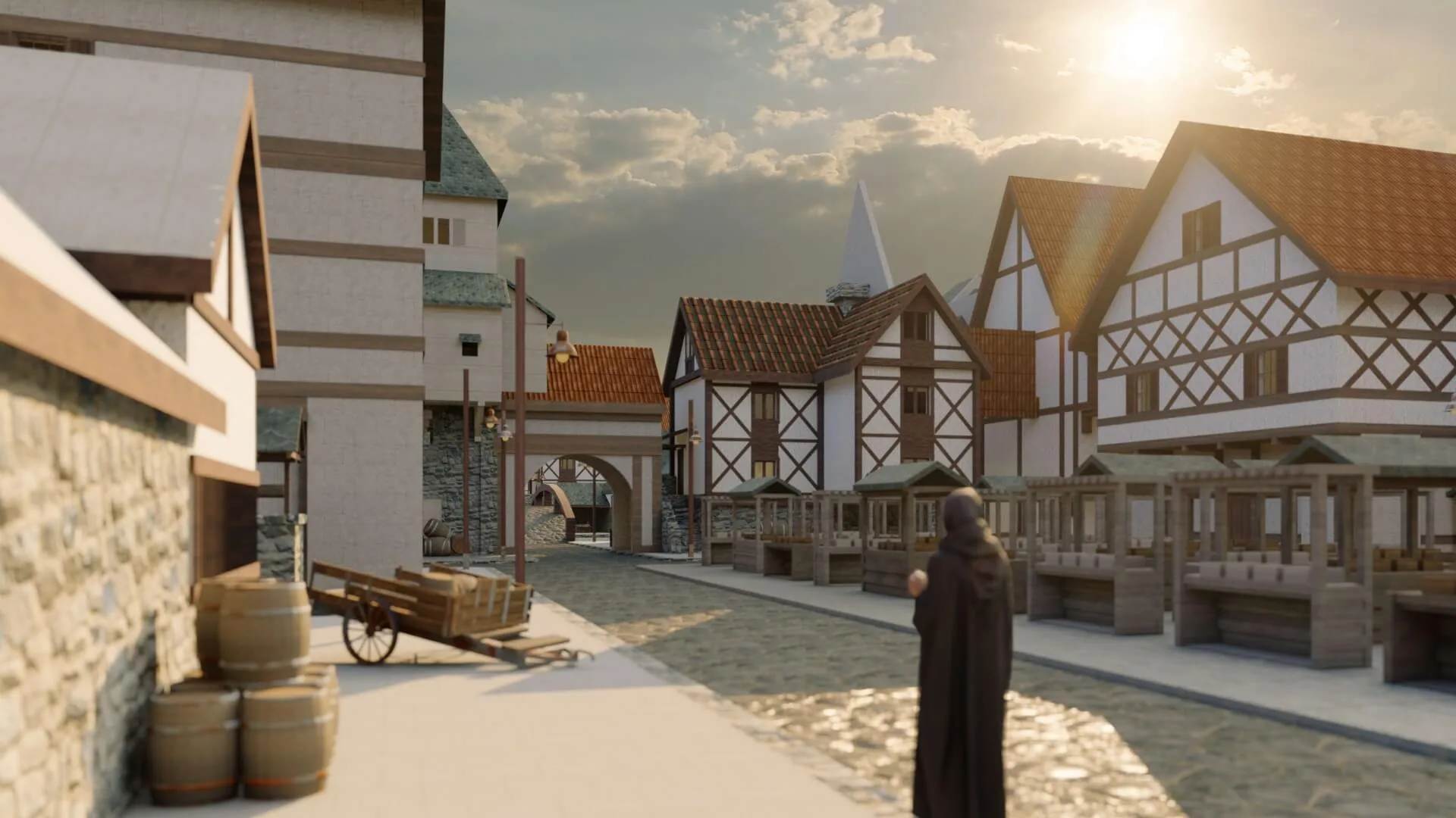 Medieval Town Environment - 7