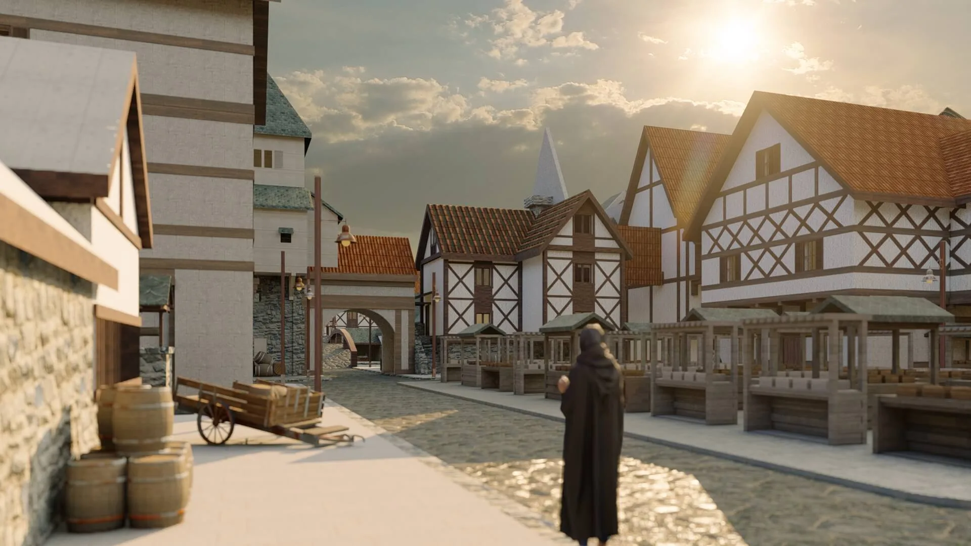 Medieval Town Environment - 8