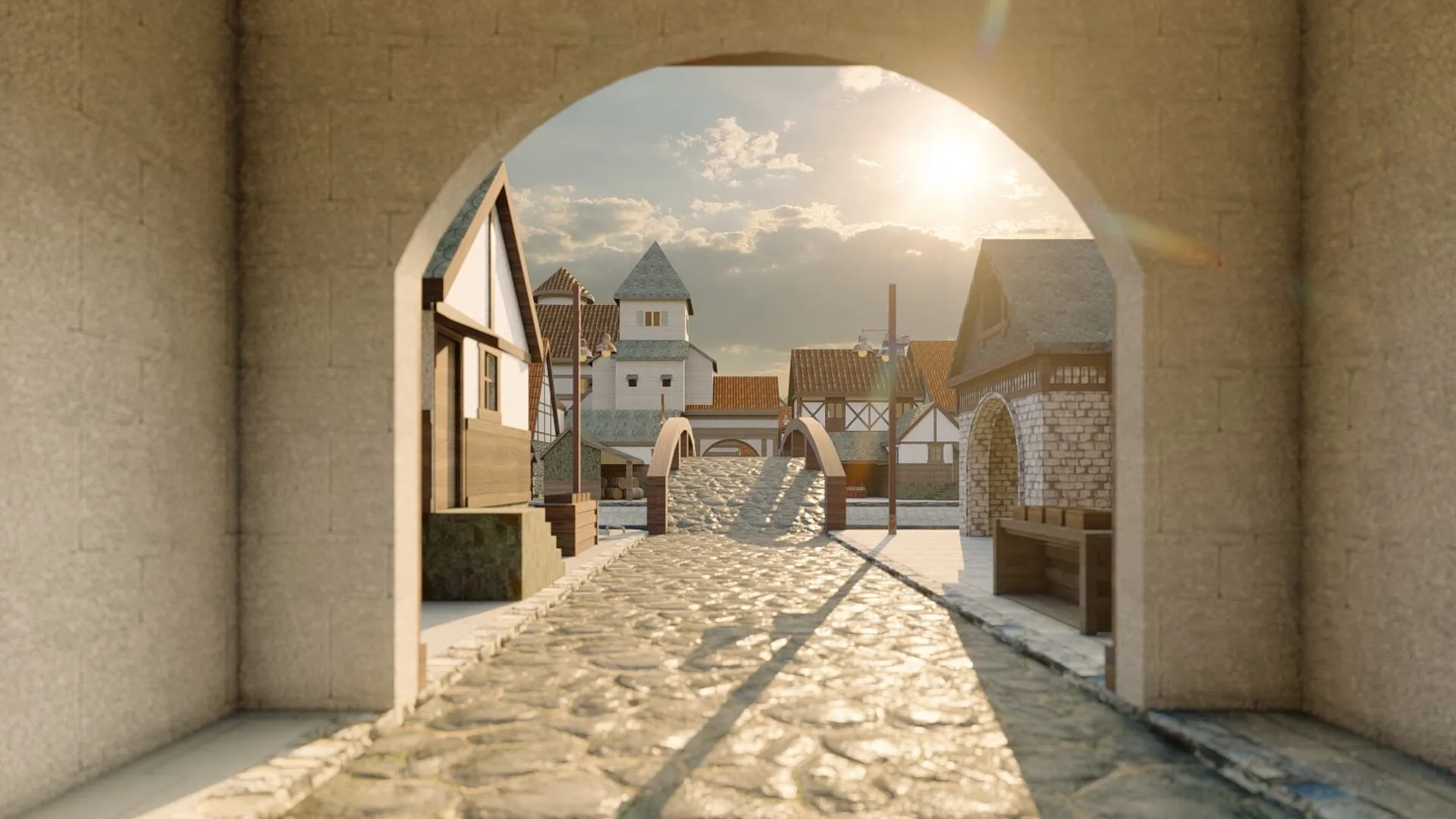 Medieval Town Environment - 9