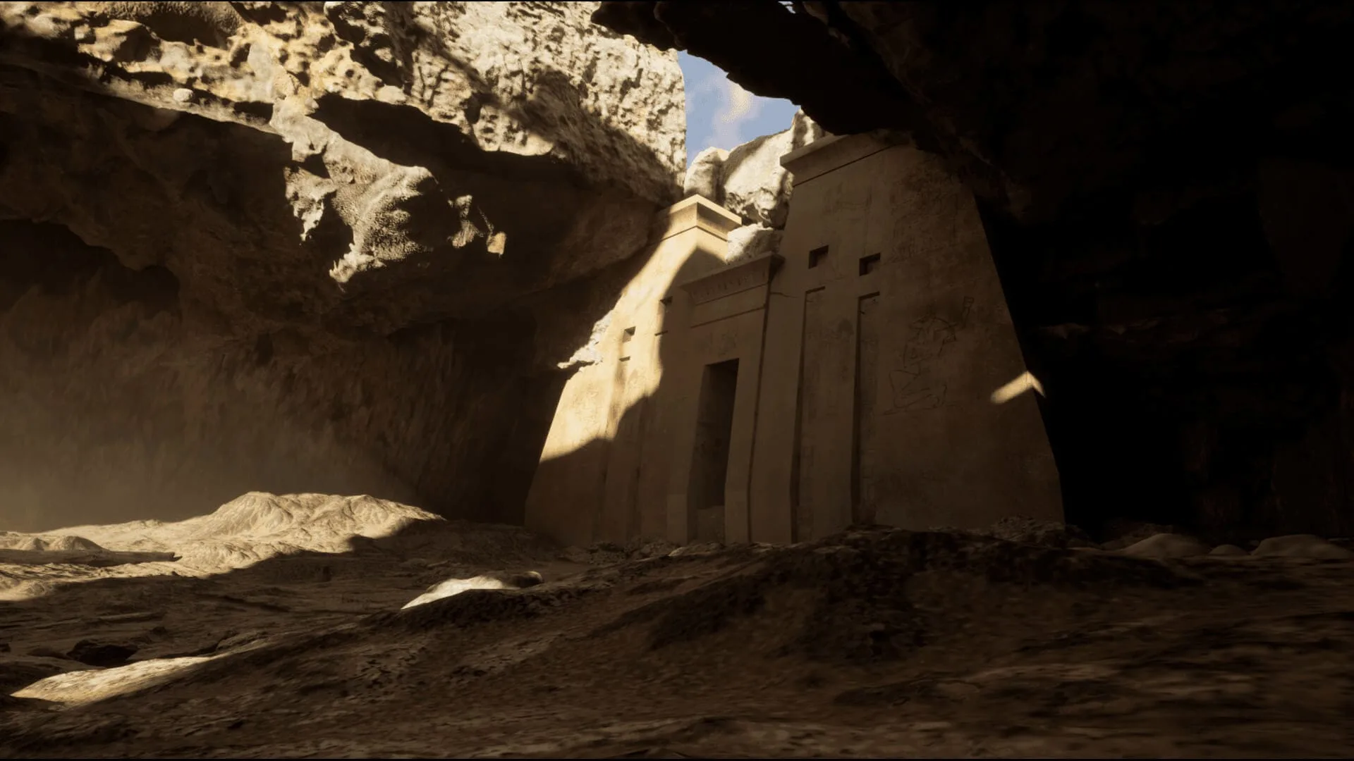 Egyptian Temple In Desert - 3