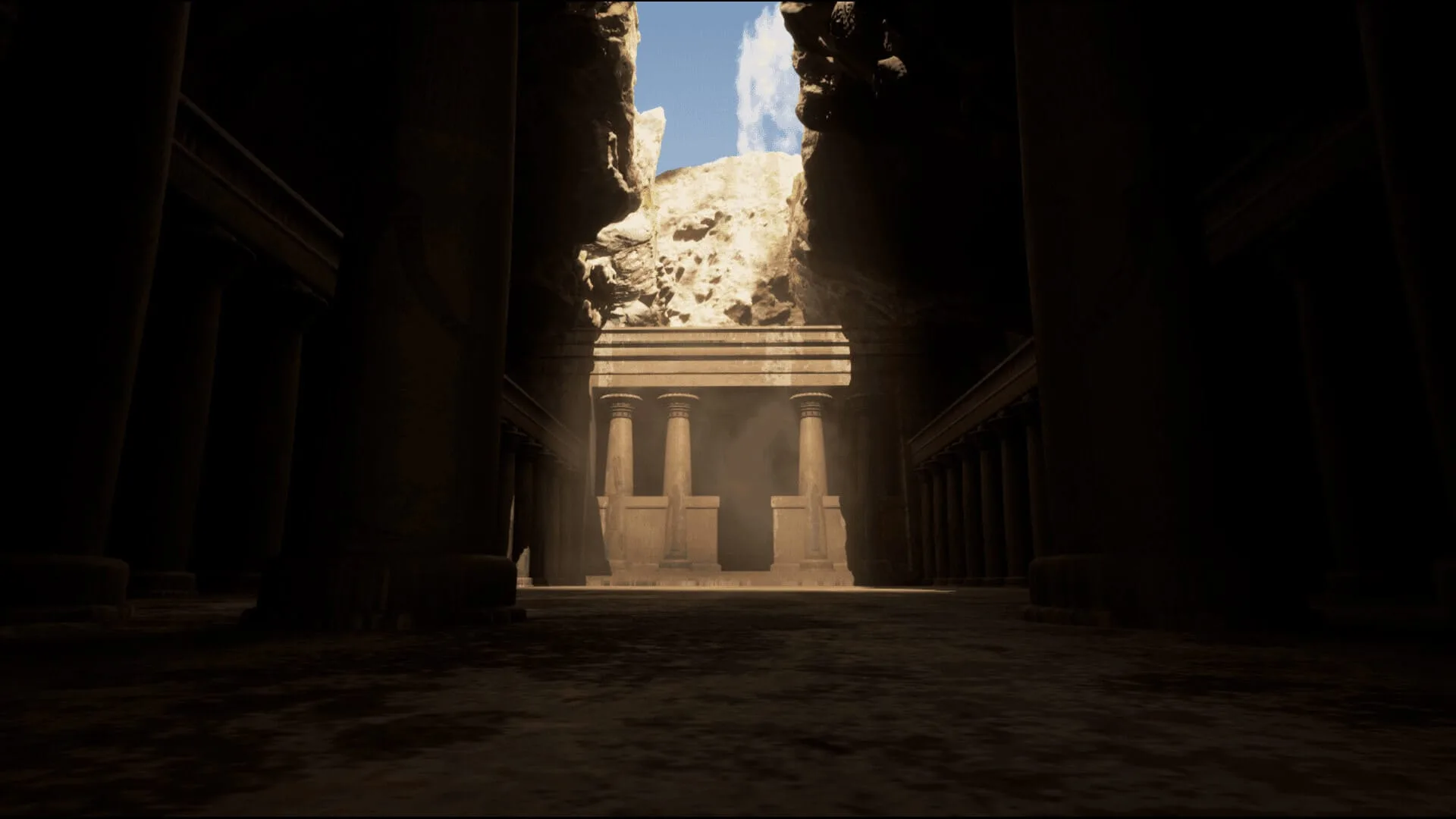 Egyptian Temple In Desert - 4